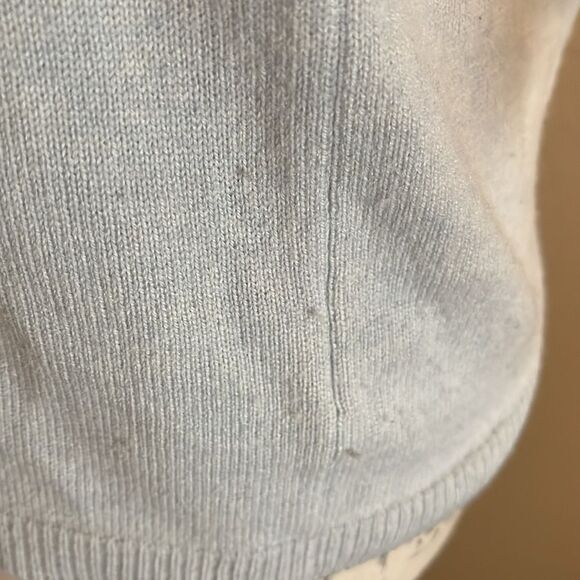 Lauren Ralph Lauren Cashmere Blue Turtleneck Sweater Casual Contemporary - Picture 7 of 8